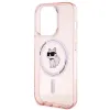 Karl Lagerfeld IML Choupette Back Cover Hülle mit MagSafe für Apple iPhone 15 Pro Max - Rosa 6