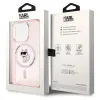 Karl Lagerfeld IML Choupette Back Cover Hülle mit MagSafe für Apple iPhone 15 Pro Max - Rosa 8