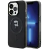 Karl Lagerfeld IML Ikonik Back Cover Hülle mit MagSafe für Apple iPhone 15 Pro Max - Schwarz