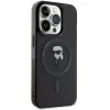 Karl Lagerfeld IML Ikonik Back Cover Hülle mit MagSafe für Apple iPhone 15 Pro Max - Schwarz 4