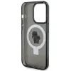 Karl Lagerfeld Ring Stand Karl & Choupette Hard Case Back Cover Hülle mit MagSafe für Apple iPhone 15 Pro Max - Schwarz 7