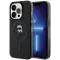 Karl Lagerfeld IML Ikonik Back Cover Hülle mit MagSafe für Apple iPhone 14 Pro Max - Schwarz