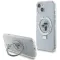 Karl Lagerfeld Ring Stand Karl & Choupette Hard Case Back Cover Hülle mit MagSafe für Apple iPhone 14 - Weiß