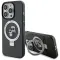 Karl Lagerfeld Ring Stand Karl & Choupette Hard Case Back Cover Hülle mit MagSafe für Apple iPhone 14 Pro Max - Schwarz