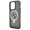 Karl Lagerfeld Ring Stand Karl & Choupette Hard Case Back Cover Hülle mit MagSafe für Apple iPhone 14 Pro Max - Schwarz 6