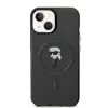 Karl Lagerfeld IML Ikonik Back Cover Hülle mit MagSafe für Apple iPhone 14 - Schwarz 3