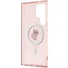 Karl Lagerfeld IML Choupette Back Cover Hülle mit MagSafe für Samsung Galaxy S24 Ultra - Rosa 7