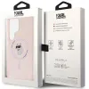Karl Lagerfeld IML Choupette Back Cover Hülle mit MagSafe für Samsung Galaxy S24 Ultra - Rosa 8