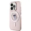 Karl Lagerfeld IML Choupette Back Cover Hülle mit MagSafe für Apple iPhone 14 Pro - Rosa 2