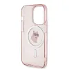 Karl Lagerfeld IML Choupette Back Cover Hülle mit MagSafe für Apple iPhone 14 Pro Max - Rosa 7