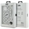 Karl Lagerfeld IML Crossbody Monogram Karl & Choupette Head Back Cover Hülle mit MagSafe für Apple iPhone 15/14 - Transparent 7