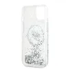 Karl Lagerfeld Liquid Glitter Choupette Head Back Cover Hülle mit MagSafe für Apple iPhone 15 - Transparent 6