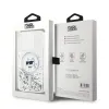 Karl Lagerfeld Liquid Glitter Choupette Head Back Cover Hülle mit MagSafe für Apple iPhone 15 Pro Max - Transparent 7