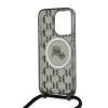 Karl Lagerfeld IML Crossbody Monogram Karl & Choupette Head Back Cover Hülle mit MagSafe für Apple iPhone 15 Pro Max - Schwarz 6