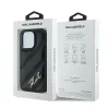 Karl Lagerfeld Diagonal Quilted Script Back Cover Hülle für Apple iPhone 14 Pro - Schwarz 8