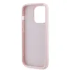 Karl Lagerfeld Diagonal Quilted Script Back Cover Hülle für Apple iPhone 14 Pro Max - Rosa 7