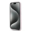 Karl Lagerfeld Diagonal Quilted Script Back Cover Hülle für Apple iPhone 15 Pro - Rosa 5