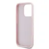 Karl Lagerfeld Diagonal Quilted Script Back Cover Hülle für Apple iPhone 15 Pro - Rosa 7