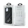 Karl Lagerfeld Diagonal Quilted Script Back Cover Hülle für Apple iPhone 15 Plus/14 Plus - Schwarz 8