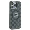 Karl Lagerfeld IML Monogram Karl & Choupette Head Back Cover Hülle mit MagSafe für Apple iPhone 15 Pro - Schwarz 4