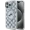 Karl Lagerfeld IML Monogram Karl & Choupette Head Back Cover Hülle mit MagSafe für Apple iPhone 15 Pro Max - Transparent