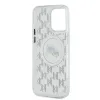 Karl Lagerfeld IML Monogram Karl & Choupette Head Back Cover Hülle mit MagSafe für Apple iPhone 15 Pro Max - Transparent 7