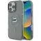 Karl Lagerfeld IML Metal Choupette Head Back Cover Hülle mit MagSafe für Apple iPhone 16 Pro - Schwarz