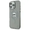 Karl Lagerfeld IML Metal Karl Head Back Cover Hülle mit MagSafe für Apple iPhone 16 Pro - Schwarz 2