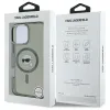 Karl Lagerfeld IML Metal Karl Head Back Cover Hülle mit MagSafe für Apple iPhone 16 Pro - Schwarz 8