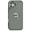 Karl Lagerfeld IML Metal Karl Head Back Cover Hülle mit MagSafe für Apple iPhone 16 Plus - Schwarz 3