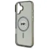 Karl Lagerfeld IML Metal Karl Head Back Cover Hülle mit MagSafe für Apple iPhone 16 Plus - Schwarz 6