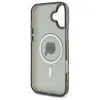 Karl Lagerfeld IML Metal Karl Head Back Cover Hülle mit MagSafe für Apple iPhone 16 Plus - Schwarz 7