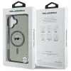 Karl Lagerfeld IML Metal Karl Head Back Cover Hülle mit MagSafe für Apple iPhone 16 Plus - Schwarz 8