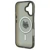 Karl Lagerfeld IML Metal Choupette Head Back Cover Hülle mit MagSafe für Apple iPhone 16 - Schwarz 7