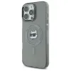 Karl Lagerfeld IML Metal Choupette Head Back Cover Hülle mit MagSafe für Apple iPhone 16 Pro Max - Schwarz 2