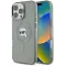 Karl Lagerfeld IML Metal Karl Head Back Cover Hülle mit MagSafe für Apple iPhone 16 Pro Max - Schwarz