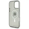 Karl Lagerfeld IML Metal Karl Head Back Cover Hülle mit MagSafe für Apple iPhone 16 Pro Max - Schwarz 7