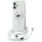 Karl Lagerfeld IML Choupette Head & Cord Back Cover Hülle mit MagSafe für Apple iPhone 16 - Transparent
