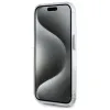 Karl Lagerfeld IML Metal Choupette Head Back Cover Hülle mit MagSafe für Apple iPhone 15 Pro Max - Weiß 5