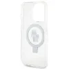 Karl Lagerfeld Ring Stand Karl & Choupette Hard Case Back Cover Hülle mit MagSafe für Apple iPhone 15 Pro - Weiß 7