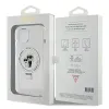 Karl Lagerfeld Ring Stand Karl & Choupette Hard Case Back Cover Hülle mit MagSafe für Apple iPhone 15 - Weiß 8
