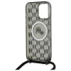 Karl Lagerfeld IML Crossbody Monogram Karl & Choupette Head Back Cover Hülle mit MagSafe für Apple iPhone 16 Pro - Schwarz 6