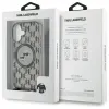 Karl Lagerfeld IML Crossbody Monogram Karl & Choupette Head Back Cover Hülle mit MagSafe für Apple iPhone 16 - Schwarz 7