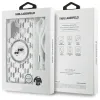 Karl Lagerfeld IML Crossbody Monogram Karl & Choupette Head Back Cover Hülle mit MagSafe für Apple iPhone 16 - Transparent 7