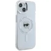 Karl Lagerfeld IML Metal Karl Head Back Cover Hülle mit MagSafe für Apple iPhone 15 - Weiß 4