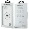 Karl Lagerfeld IML Metal Choupette Head Back Cover Hülle mit MagSafe für Apple iPhone 17e/16e - Weiß 8