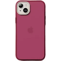 Nudient Form Back Cover Hülle für Apple iPhone 14 Plus - Transparent/Rosa