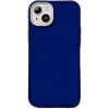 Nudient Form Back Cover Hülle für Apple iPhone 14 Plus - Transparent/Blau