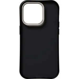Nudient Form Back Cover Hülle für Apple iPhone 14 Pro - Transparent/Schwarz