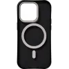Nudient Form Back Cover Hülle mit MagSafe für Apple iPhone 14 Pro - Transparent/Schwarz